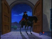 زورو فارس بعباءة سوداء 