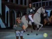 زورو فارس بعباءة سوداء 